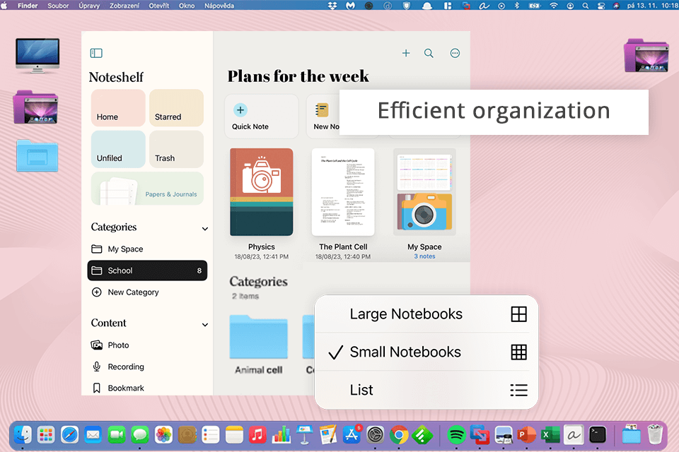 noteshelf interface