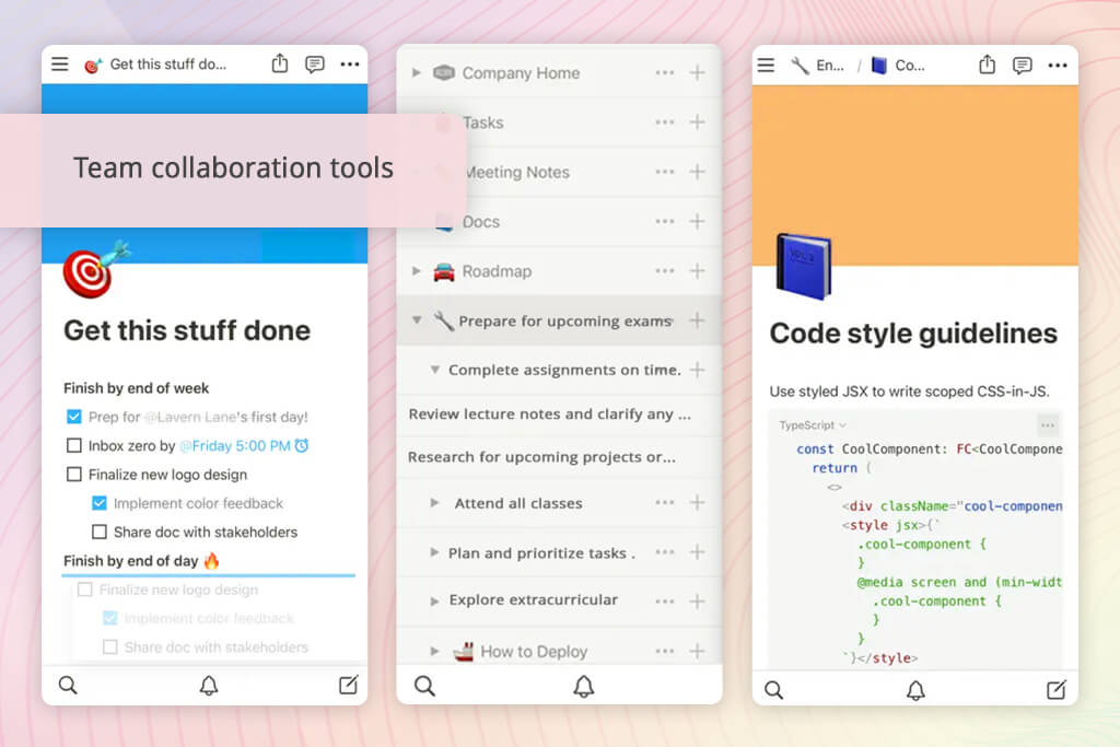 notion productivity app