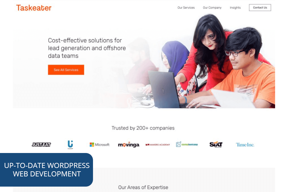 notionhive web development example