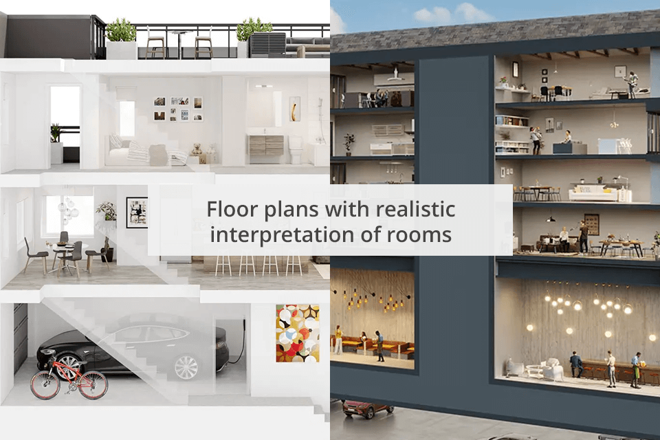 notriangle floor plan service