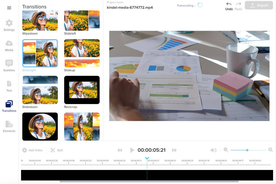 nova ai online video maker tool interface
