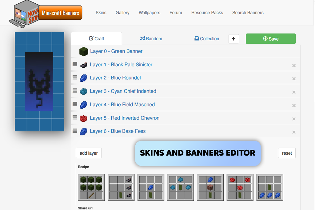 novaskin minecraft banner editor