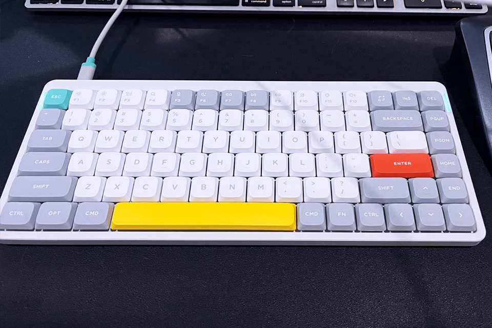 nuphy air75 v2 low profile keyboard lifestyle