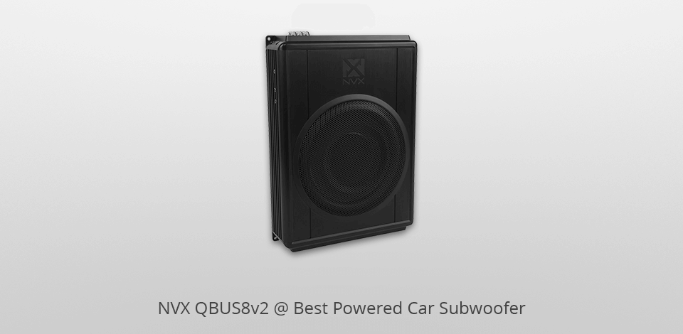 nvx qbus8v2 powered car subwoofers