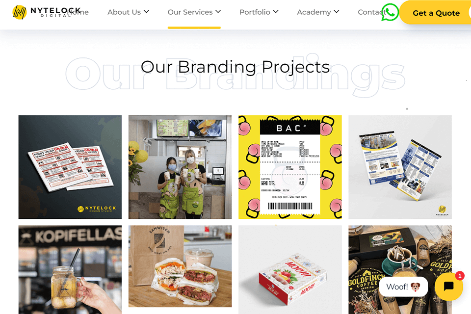 nytelock agency graphic design
