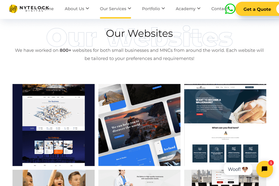nytelock agency web design