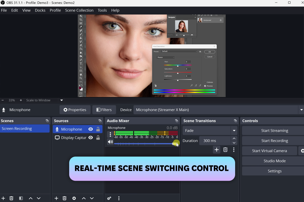obs studio free screen recording software