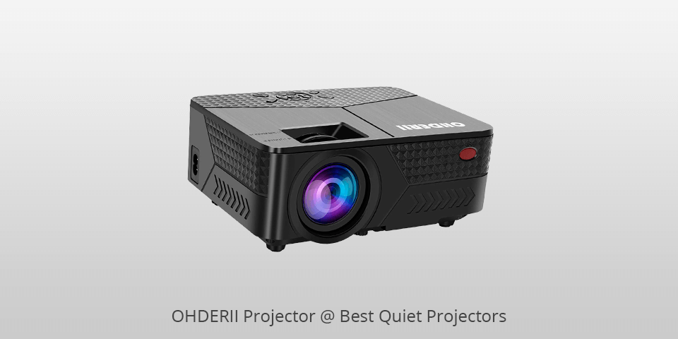 ohderii projector quiet projectors