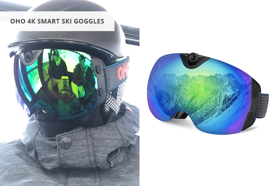 oho 4k smart ski goggles camera glasses