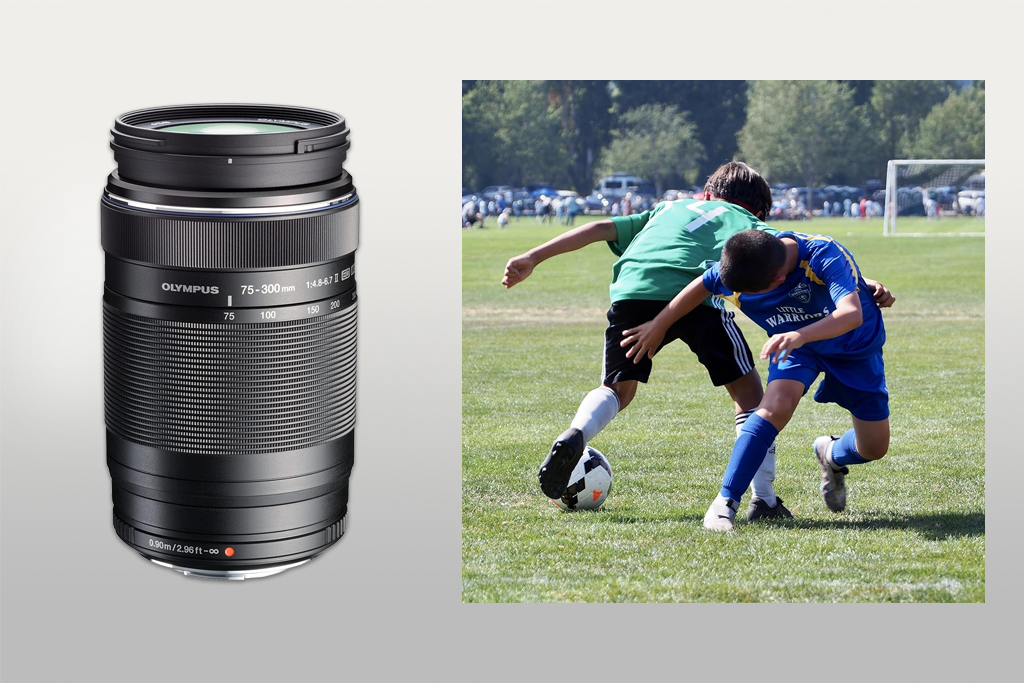 olympus 75-300mm lens for sports photography
