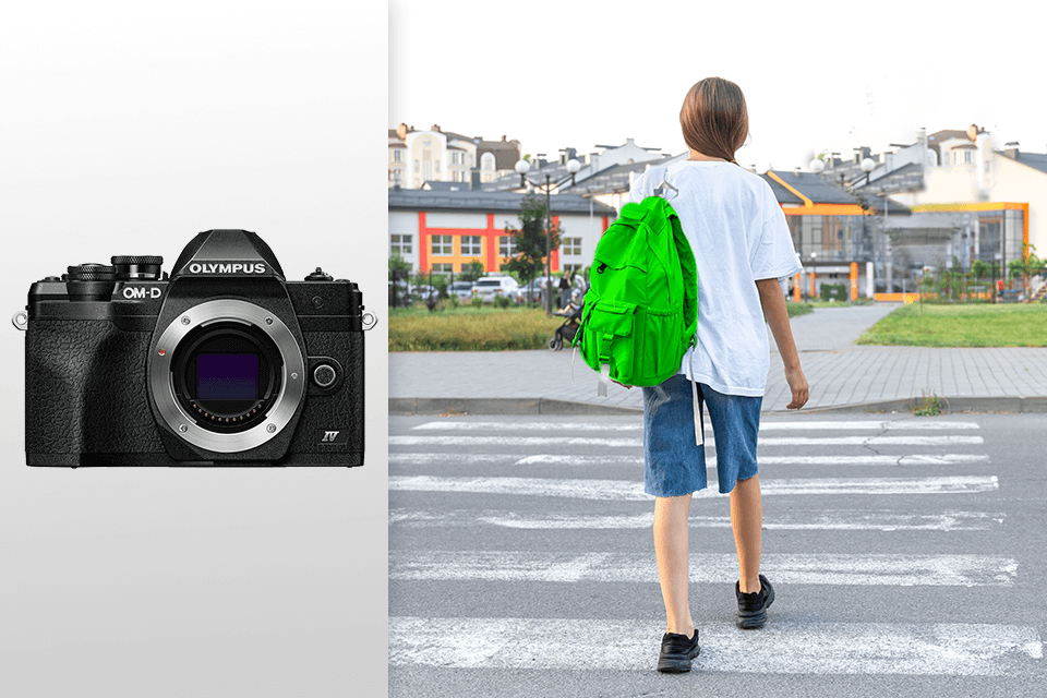 olympus e-m10 mark 4 camera for street photography