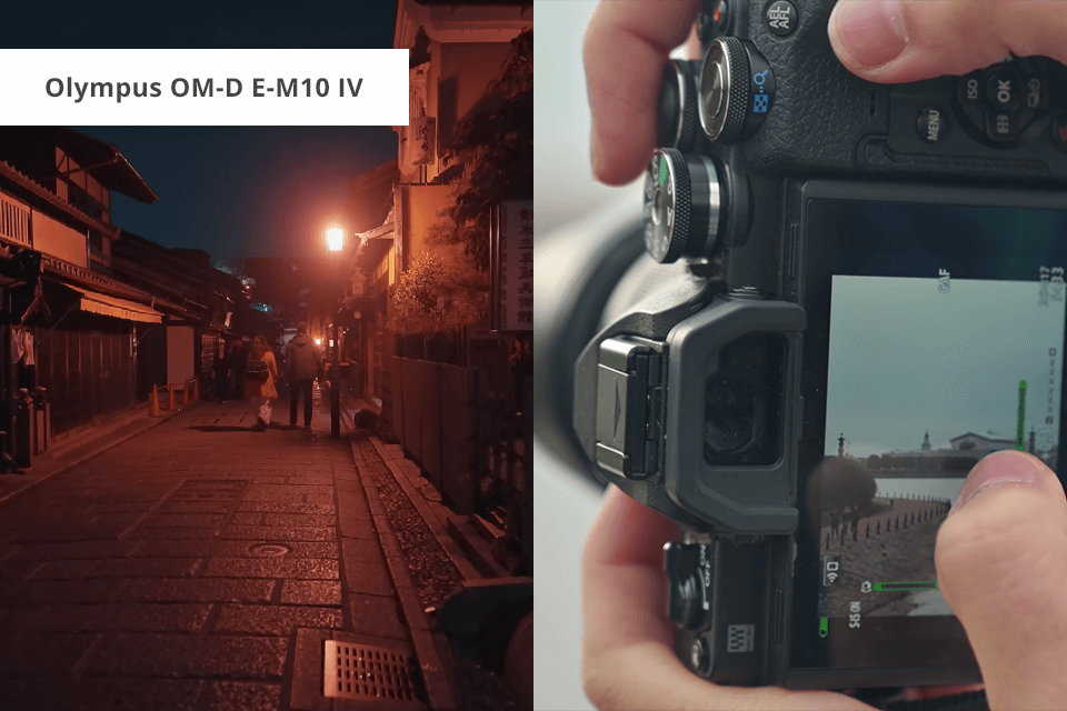 olympus om-d e-m10 iv camera with ibis lifestyle