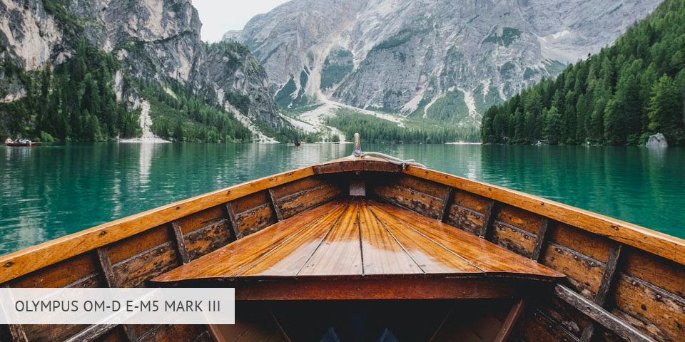 olympus om de m5 mark iii spegellös kamera för resefoto