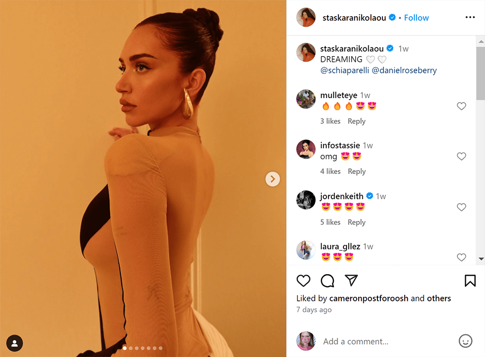 one word caption for a picture of myself example