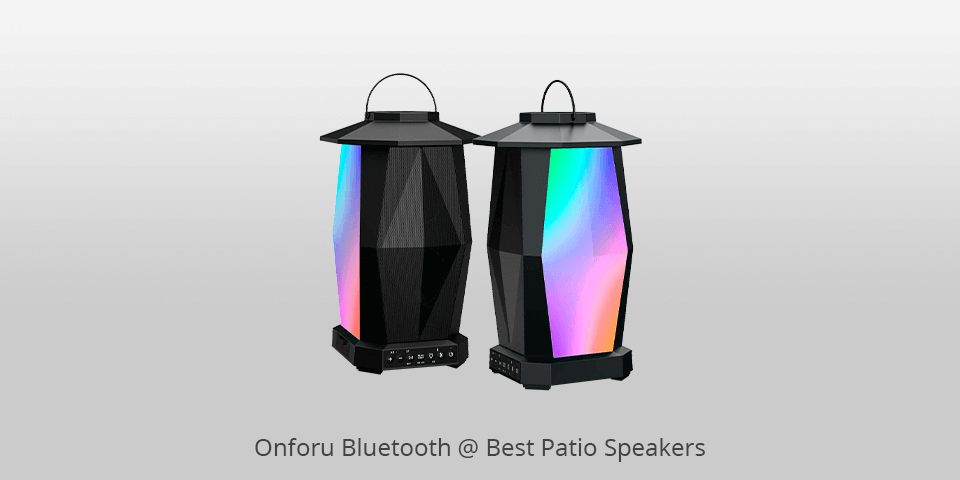 onforu bluetooth patio speakers
