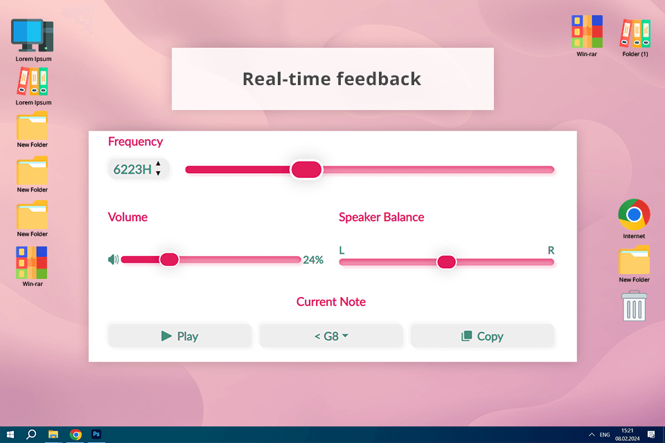 online mic test tone generator