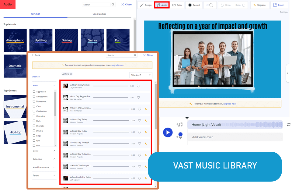 online slideshow maker animoto