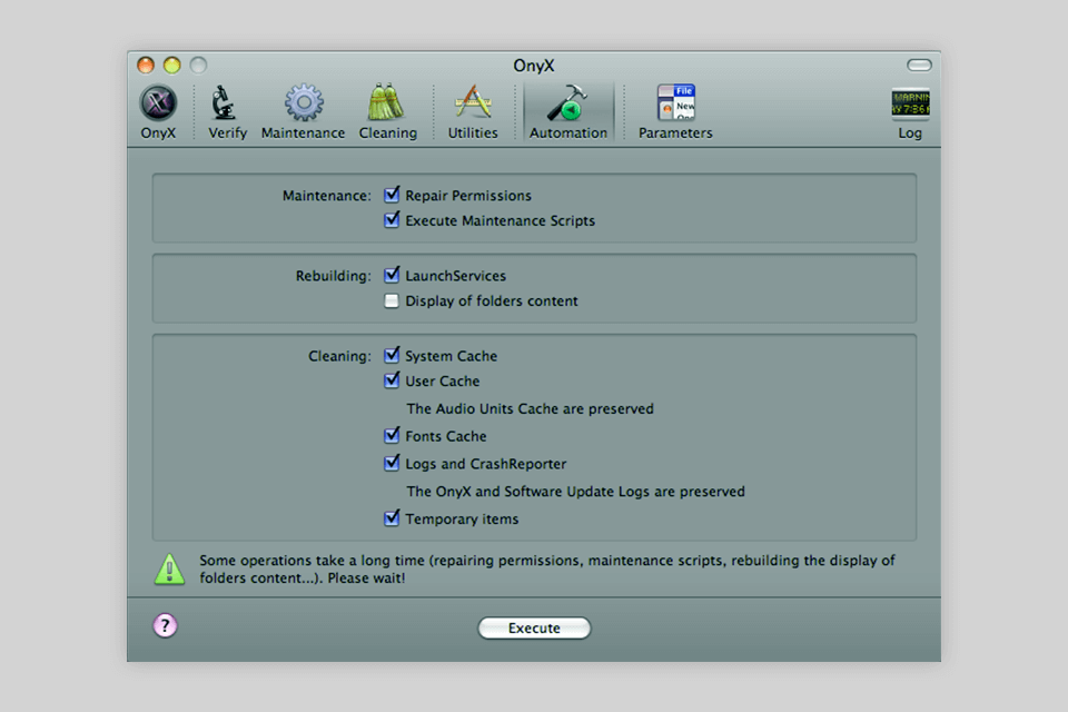 onyx mac disk repair software interface