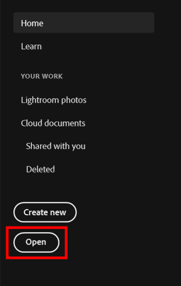 open image to remove power lines in photoshop