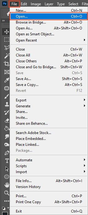 open image to use content credentials in ps for nfts