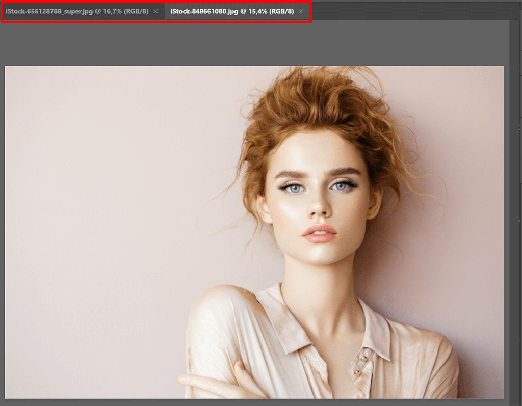 open photos to swap head in photoshop