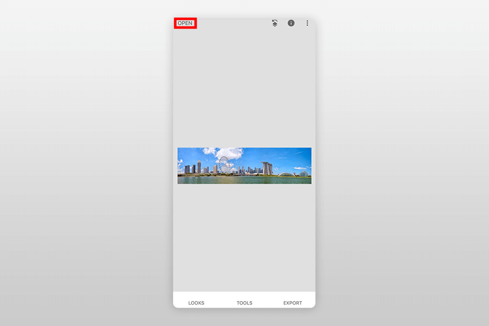 open picture to make seamless multi post instagram