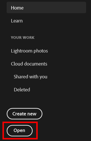 open the photo to create paint dripping effect in photoshop