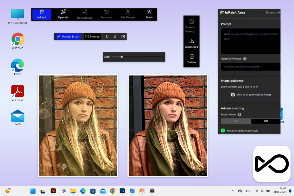 openart ai image inpainting tool online