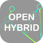 open hybrid logo