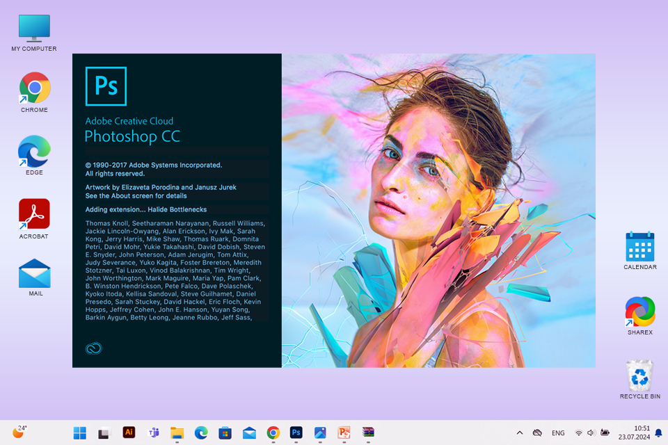 opening photoshop 2018