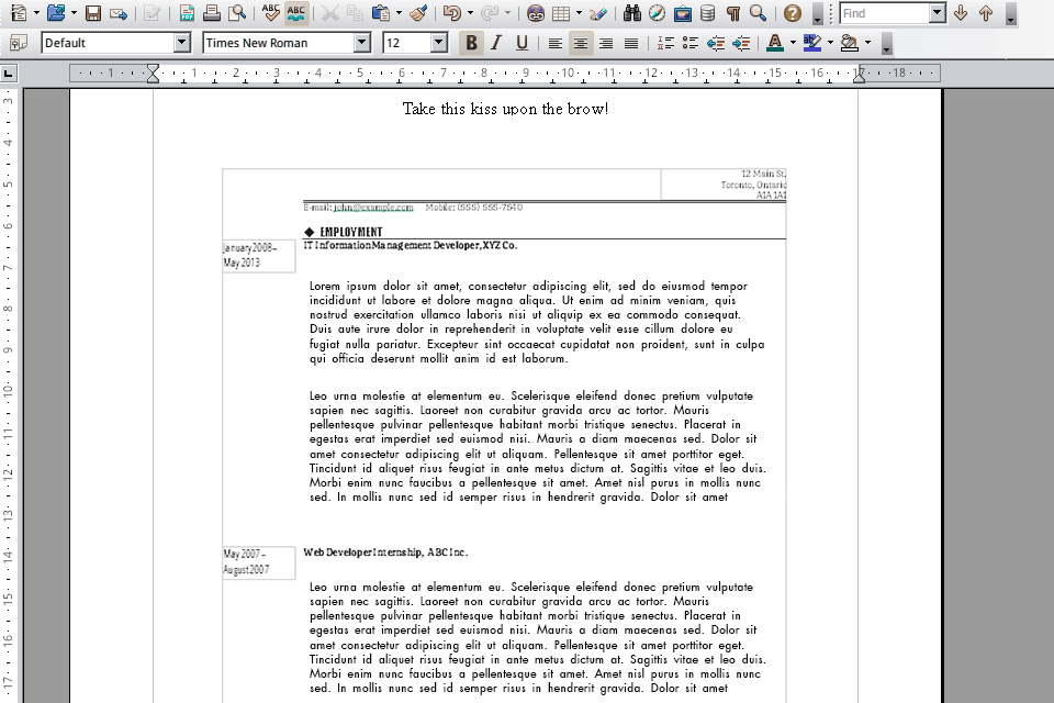 openoffice واجهة برنامج مفتوحة المصدر