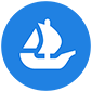 opensea nft app logo