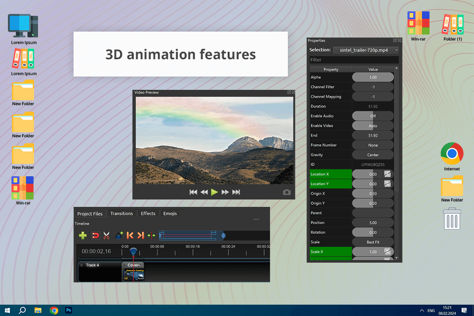 openshot alternative for avid media composer interface