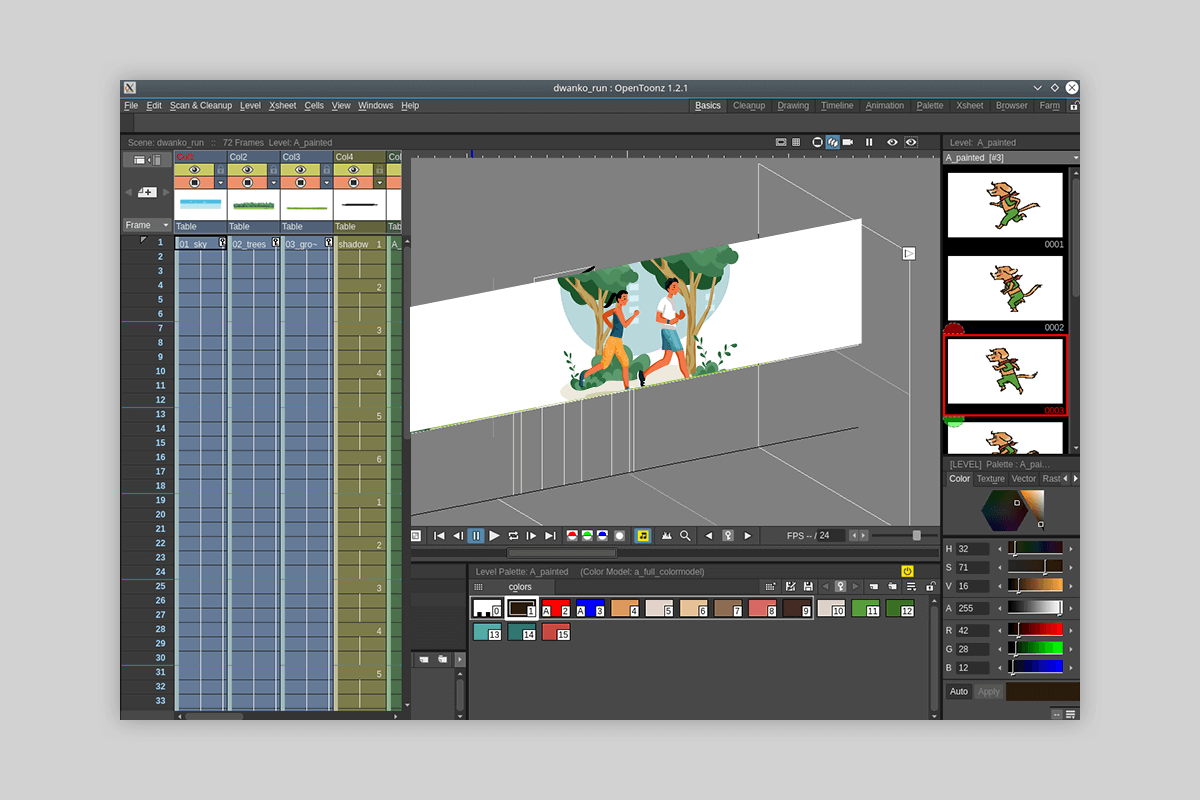 opentoonz synfig studio alternative interface