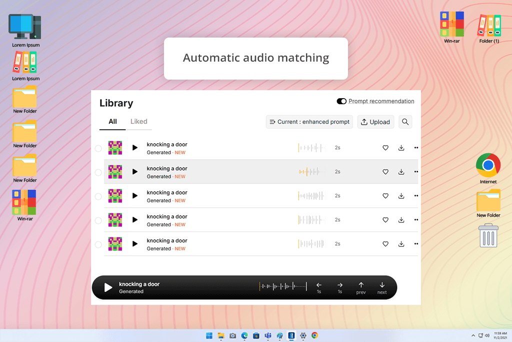 optimizerai ai sound effect generator