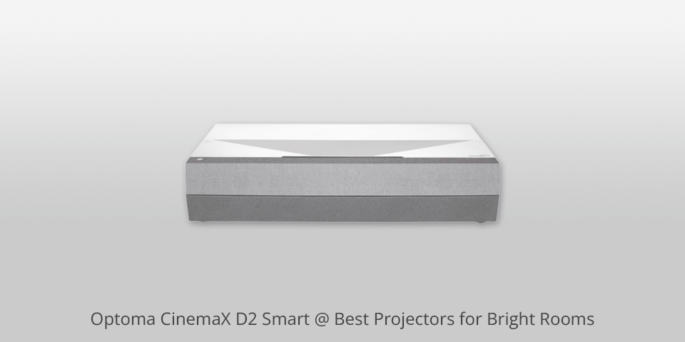 optoma cinemax d2 smart projector for bright rooms
