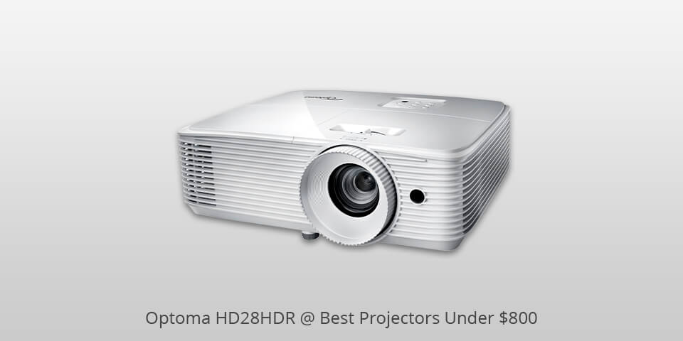 optoma hd28hdr projectors under 800