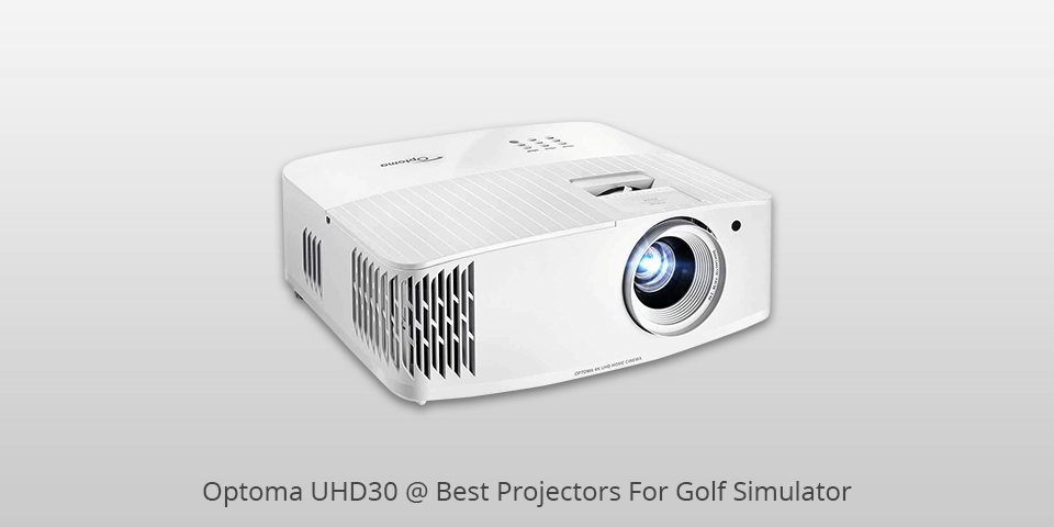 optoma uhd30 projector for golf simulator