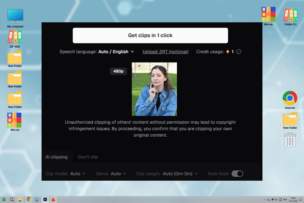opus clip ai caption generator