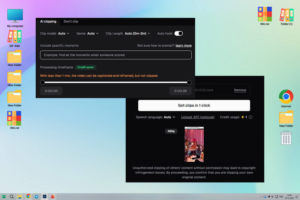 opus clip ai youtube shorts generator