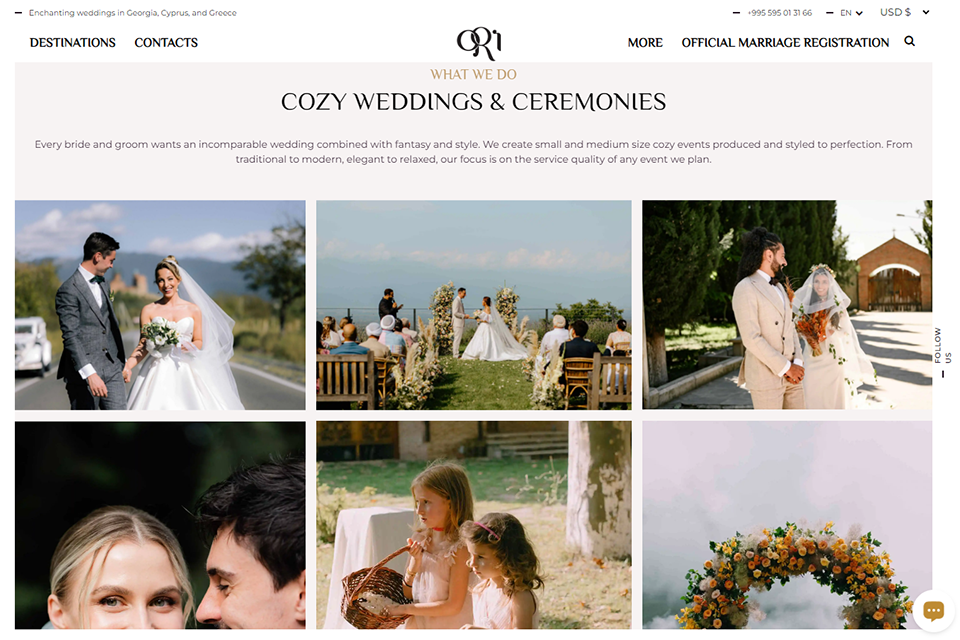 ori wedding top event planning company