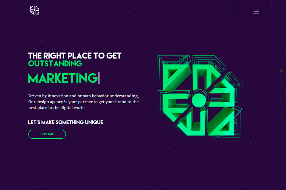 orpetron design agency website