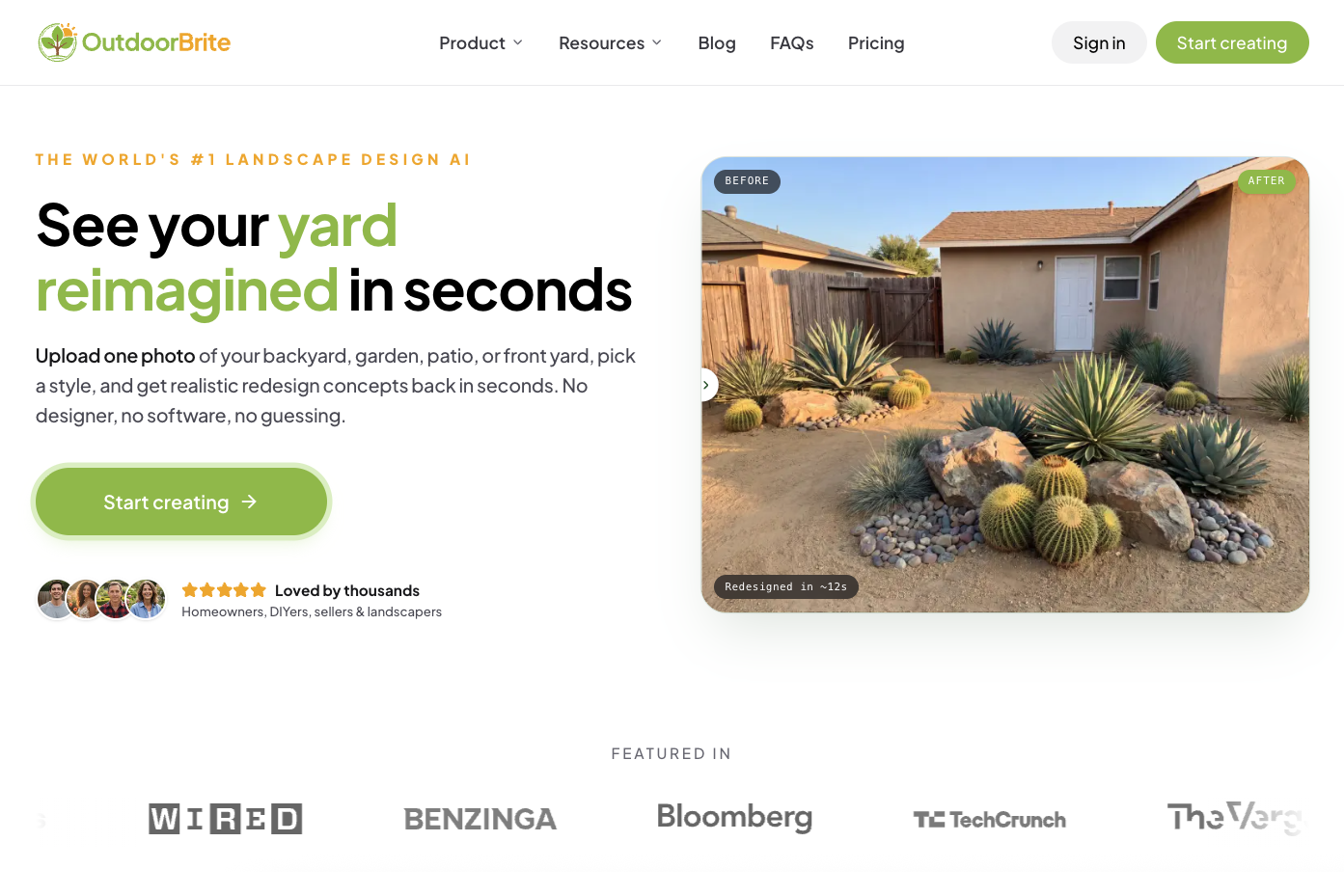 outdoorbrite architect ai tool
