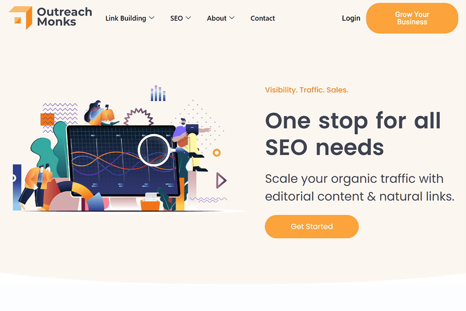 outreach monks services website