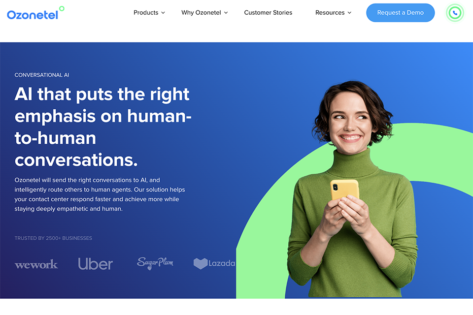 ozonetel conversational ai platform
