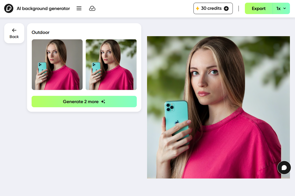 pacdora ai background generator