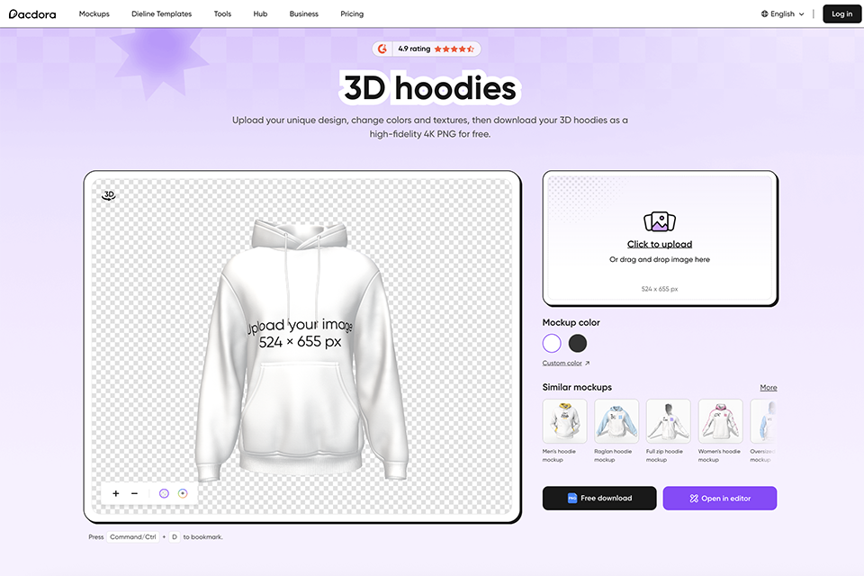 pacdora t-shirt design software