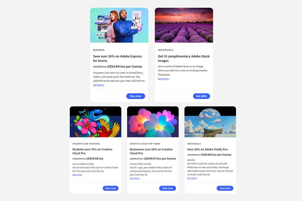 adobe black friday package