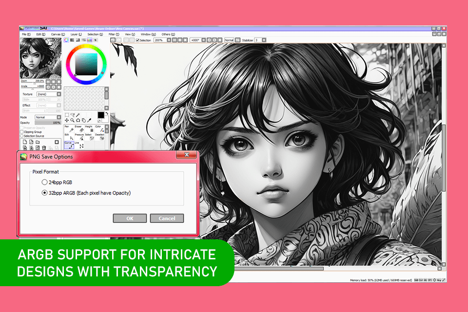 Paint Tool SAI Free Download 2025 Latest Paint Tool Sai Screen