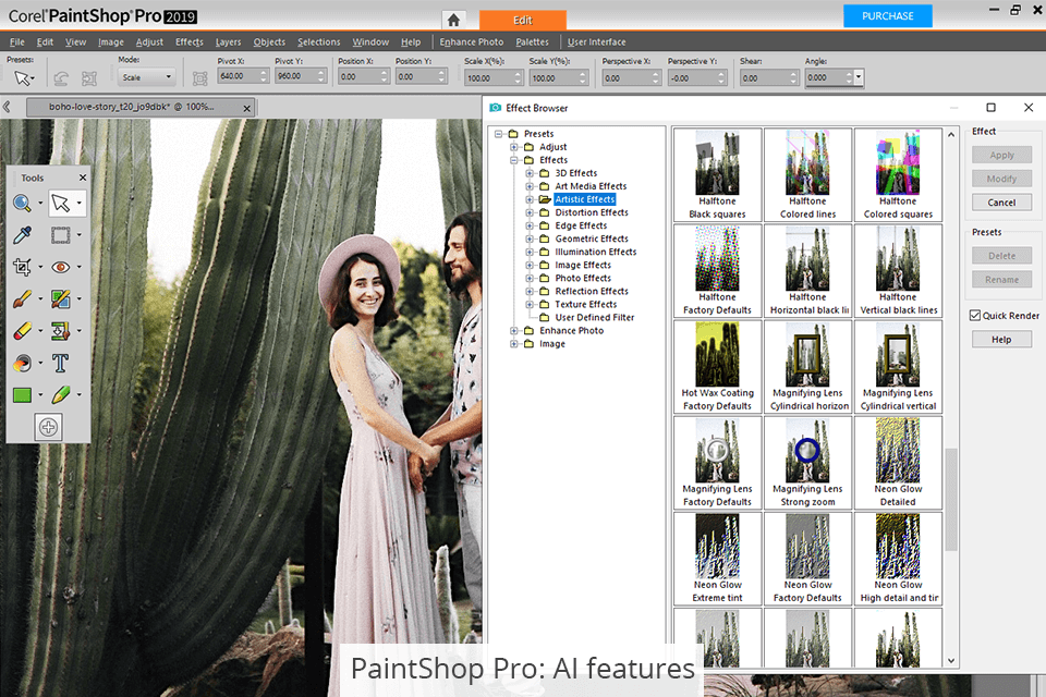 paintshop pro ai features